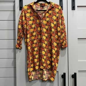 Topshop Floral Dress